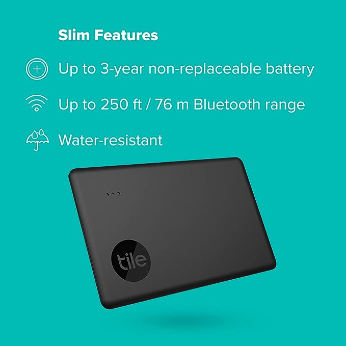 Tile Slim 1-Pack: The Ultimate Wallet Finder, item finder for Tech Enthusiasts at GearHead Haven 